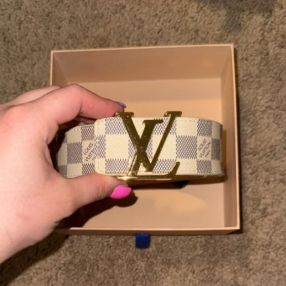 Louis Vuitton | Accessories | Louis Vuitton Cream And Gold  display picture 1
